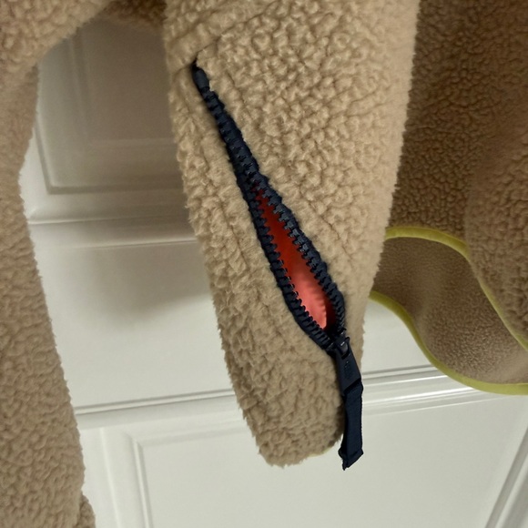 Free People Tan Fleece Hit the Slopes Pullover Jacket - Picture 5 of 7